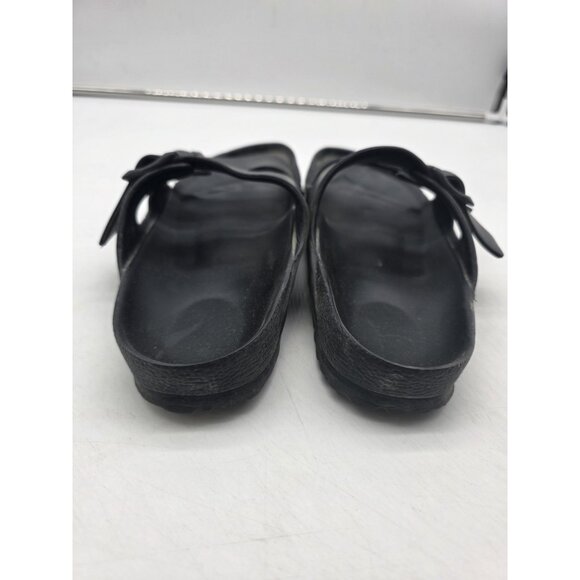 Birkenstock Arizona EVA Sandals Womens Size 6 EU 37 Black Waterproof Two Strap - Picture 6 of 9